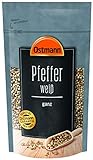 Ostmann Pfeffer weiß ganz 250 g, weiße ungemahlene Pfefferkörner, weißer...