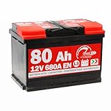 AUTOBATTERIE Original Speed L3 80 Ah 12 V 680 A Pluspol RECHTS (278 x 190 x 175)