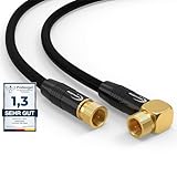RedStar24 1,5m SAT Antennenkabel Satellitenkabel Digital HDTV 5-Fach 135dB 2X...