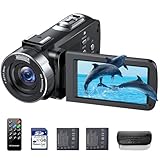 Videokamera 4K 42MP Camcorder 18X Digitalzoom kamera Video recorder, 3,0 Zoll...