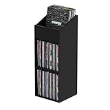 Glorious Record Rack 330 black - Vinylstation mit 2-teiligem Layout, bis zu 330...