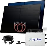 SUNNIVA® 1000W Balkonkraftwerk BIFAZIAL FULLBLACK komplett Steckdose HOYMILES...