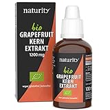 NATURITY Bio Grapefruitkernextrakt, 1200 mg Bioflavonoide/100 ml, zertifizierte...