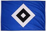 Hamburger SV HSV Fahne Hissfahne ** Schrebergarten ** in 120 x 180 cm; blau