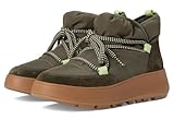 Fitflop Damen F-Mode W/Resistant Biofleece Mesh Flatform Booties Schuh, Deep...