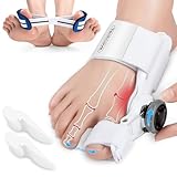 Tech Love Hallux Valgus Korrektur Set, Verstellbarer Knopf Schienen [1x],...