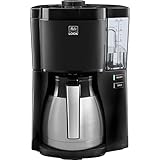 Melitta Look Therm – Kaffeemaschine mit abnehmbarem Wassertank,...