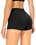 TNNZEET Radlerhose Damen Hohe Taille Shorts Bauchweg Kurze Sporthose Hotpants...