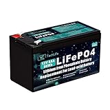 12V 8Ah LiFePO4 Lithium-Akku, Deep Cycle Lithiumbatterie mit Bis Zu 3000+...