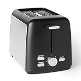 Amazon Basics 2-Scheiben Toaster mit 7 Bräunungsstufen und Herausnehmbarer...
