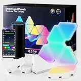 Yeexppz 10pcs Led Gaming Panels, LED Smart Wandleuchte Wifi RGB mit IC Musik...