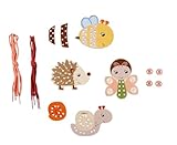 Eichhorn 100006846 - Fädelspiel mit 4 Tieren, unterschiedliche...