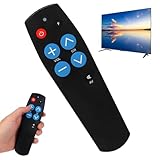 Universalfernbedienung, TV Fernbedienung mit Großen Tasten für ältere...