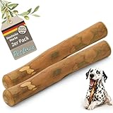 PetLove Olivenholz für Hunde mit Lachsöl • Kauholz als Hundespielzeug •...