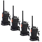 Retevis RT24 Plus Funkgeräte, PMR Walkie Talkie Erwachsene, 16 Kanäle IPx4...