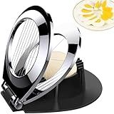 BIBURY Eierschneider aus Edelstahl, Eischneidewerkzeug, 2 in 1 Eierschneider...