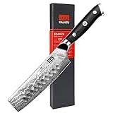 SHAN ZU Kochmesser Nakiri Küchenmesser Profi Messer 16.5 cm Allzweckmesser...