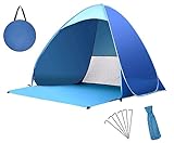 Teenza Pop-Up-Strandzelt, sofortiges Outdoor-Strandzelt, tragbares automatisches...