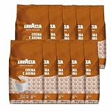LAV-AZZA Ganze Bohne Kaffee Crema E Aroma 10x1000g (10kg) Premium Kaffee Italia,...
