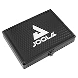 JOOLA Unisex – Erwachsene Tischtennis-Hülle Alukoffer Schlägerkoffer, Black,...