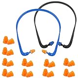 12 Stück Bügelgehörschutz Set für Eine Angenehme Tragedauer...