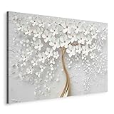 murando - Wandbilder XXL Abstrakte Baum 120x80 cm 1 tlg Leinwand Bilder Wand...