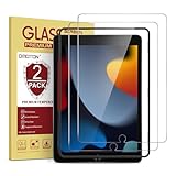 OMOTON 2 Stück Panzer Schutz Glas für iPad 9 (2021)/ iPad 8 (2020)/ iPad 7...