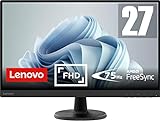 Lenovo D27-45 Monitor | 27' Full HD Monitor | 1920x1080 | 75Hz | 250 nits | 4ms...