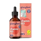 Vitamin B12 Tropfen (50ml) - 500µg Hochdosiert - 2 Aktivformen Methyl- &...