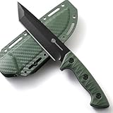 DRACHENADER Tanto Feststehendes Messer Fulltang Outdoor Gürtelmesser Bushcraft...