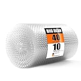 BigDean Premium Luftpolsterfolie Rolle 80 my 3-lagig 10m x 0,40m ideal als...