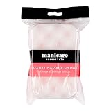 Manicare Massage-Badeschwamm, Peeling und Massage, Dusche, rosa doppelseitiger...