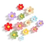 Cosmeria 3D Blumen Kühlschrankmagnete Set 14 Stück Bunt Starke Magnete Für...