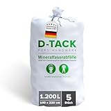 D-TACK 5x KMF Big Bag | 140 x 220 cm | Mineralwollsack aus PP-Gewebe |...