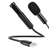 HOSPAOP USB Mikrofon PC, Omnidirektionales Kondensator Gaming Mikrofon für PC...