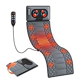Massagematte mit Wärmefunktion, Massagesitzauflage mit 30 Massageköpfe 9...