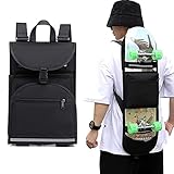 Urisgo Skateboard Rucksack, Nylontuch Longboard Rucksack Tasche, Verstellbare...