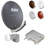 Fuba Digital Sat-Anlage 8 Teilnehmer | Satellitenschüssel Komplettset - Premium...