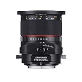 Samyang 24mm F3.5 T/S Objektiv für Anschluss Pentax K