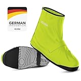 VELMIA Regenschutz Schuhe Fahrrad mit reflektierendem Material & verstärkter...