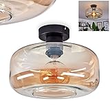 HOFSTEIN Deckenleuchte Pedreles, moderne Deckenlampe aus Metall/Glas in...