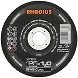 RHODIUS XT85 | 10 St. Trennscheiben 125 Metall 1 mm | für Winkelschleifer,...
