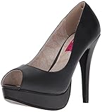 Pleaser Damen Chloe01/Bpu Plateau-Pumpe, Schwarz Kunstleder, 40.5 EU