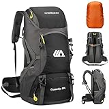 DEARBAG Wanderrucksack Herren 50L Reiserucksack Damen Trekkingrucksack Großer...