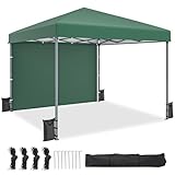 DWVO Pavillon 3x3M | 4er Set Sandsäcke, Pop Up Faltpavillon stabil &...