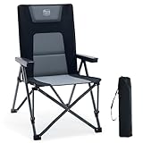 TIMBER RIDGE Campingstuhl Faltbar 260 KG Belastbar 4 Positionen verstellbar...