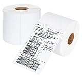 ilauke 1000 Stück Thermo Etiketten 4 × 6 Zoll 2 Rollen Thermoetiketten...