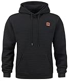 Furpazven Hoodie Herren Pullover Sweatshirt Jacquard Langarm Casual...
