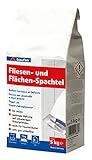 Baufan Fliesen- & Flächen-Spachtel Weiß 5kg I Spachtelmasse mit optimaler...
