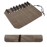 JDGFH Messertasche,Koch Messer Roll Bag,Messertasche Kochmesser mit 8 Fächern...